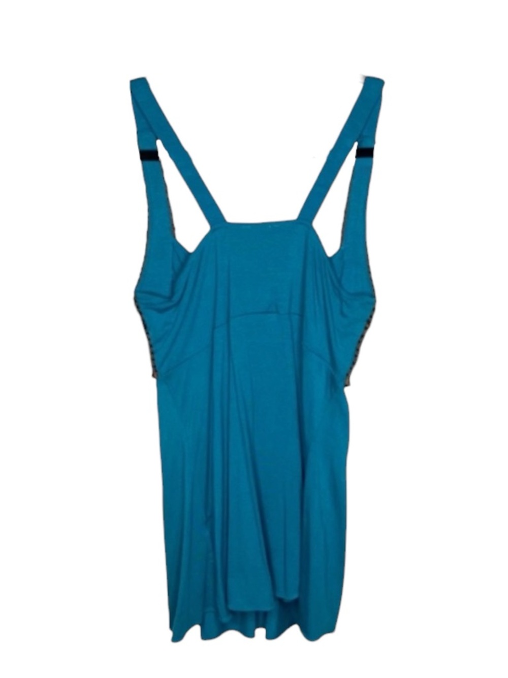 new Sky ☀︎︎ Etched Leather Bodice Embellished Sexy Strappy Silk Top ☀︎︎ Teal - Picture 6 of 16